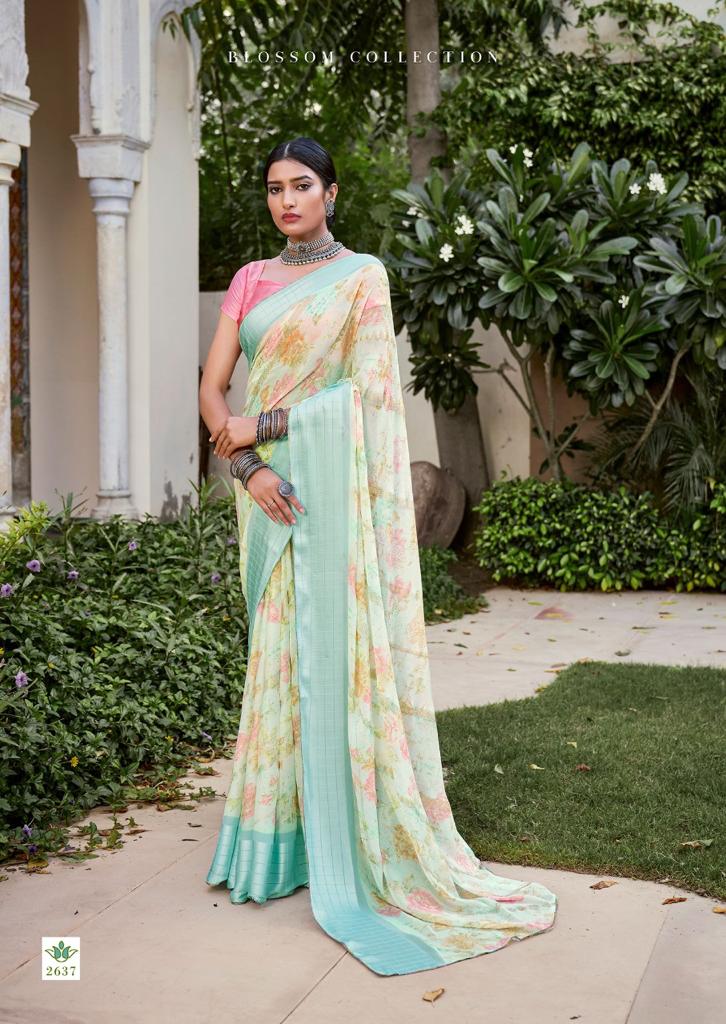 Kashvi Tanvi Fancy Chiffon Printed Ethnic Wear Designer Saree Collection